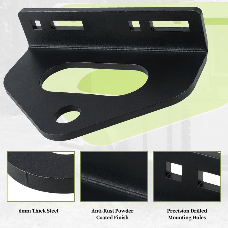 Pulems Zero Turn Lawn Mower Trailer Hitch, Trailer Hitch Fit for Craftsman, John Deere, Cub Cadet, Exmark, Toro etc Lawn Mower, Tractor, Trailers, Golf Cart, ATV - Zero Turn Mower Accessories TowHitch Kit - Image 5